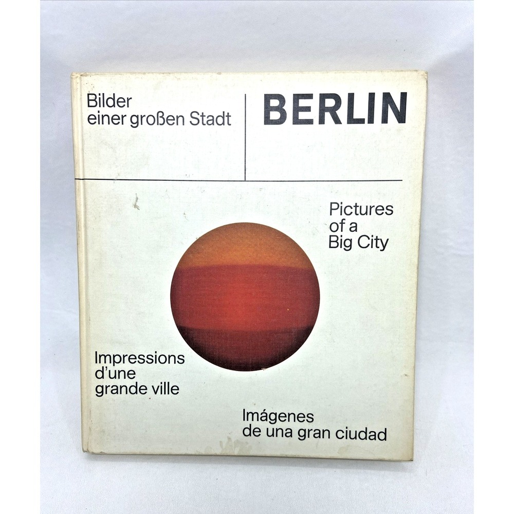 BERLIN Pictures of a‎ Big City German Cultural Book Coffee Table Vintage 80s